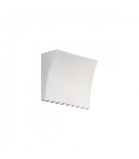 DELON aplique blanco 1 bombilla
