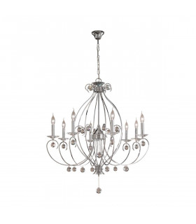 Candeliere classico CARAT cromato 8 lampadine