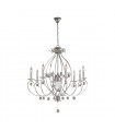 Chandelier classique CARAT chrome 8 ampoules