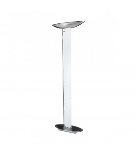 Design Stehleuchte DELPHI Chrom 2 Lampen