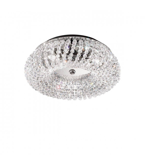Plafoniera design CARLA cromata 3 lampadine