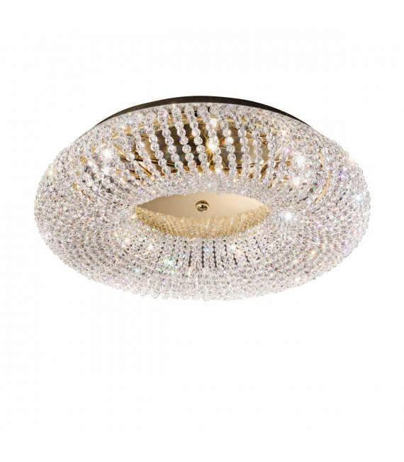 Design Deckenleuchte CARLA 24 Carat Gold 5 Glühbirnen