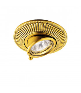 Spot classico MILORD 24 carati in oro 1 lampadina