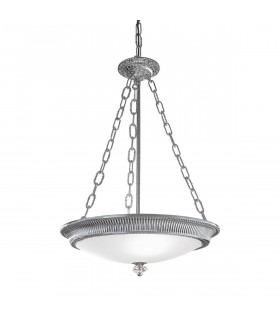 Lampada a sospensione classica MILORD cromata a 3 lampadine