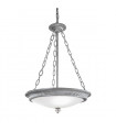 Suspension classique MILORD chrome 3 ampoules