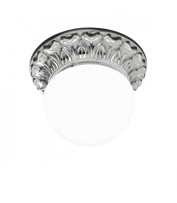 Plafonnier classique MILADY chrome 1 ampoule