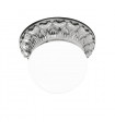 Plafonnier classique MILADY chrome 1 ampoule