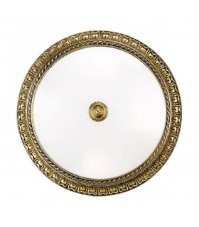Plafoniera classica MILADY in ottone antico 4 lampadine