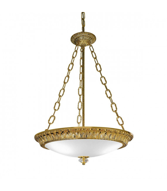 Suspension classique MILADY or Français 3 ampoules