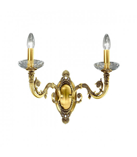 Applique classica CONTARINI oro francese 2 lampadine