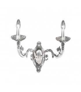 Applique classica CONTARINI cromata 2 lampadine