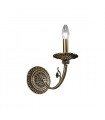 Applique murale classique PISANI laiton antique 1 ampoule