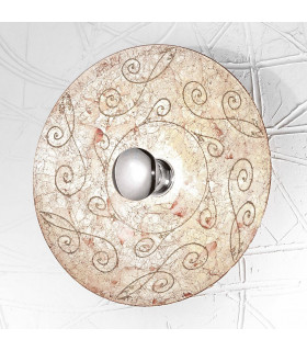 Applique murale design LUNA chrome 1 ampoule