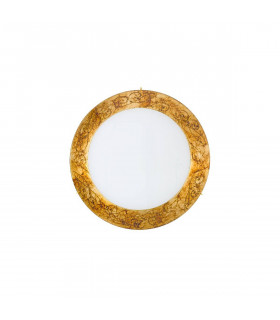 Plafón de diseño SERENA Gold 24 quilates 2 bombillas