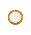 Plafonnier design SERENA Or 24 Carats 2 ampoules