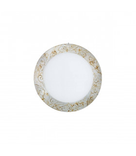 Plafoniera design SERENA cromata 2 lampadine
