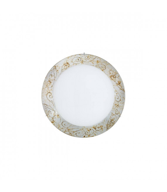 Plafoniera design SERENA cromata 2 lampadine