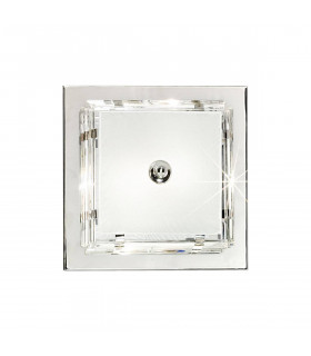 Plafonnier ONTARIO chrome 2 ampoules