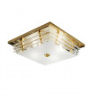 Plafonnier ONTARIO Or 24 Carats 4 ampoules