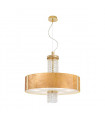 Plafonnier design EMOZIONE Or 24 Carats 6 ampoules