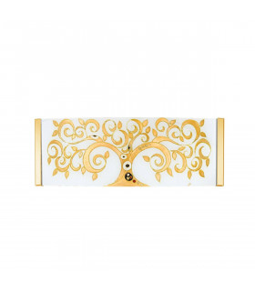 Applique murale design EMOZIONE Or 24 Carats 2 ampoules