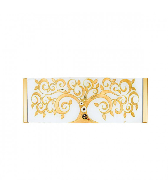 Applique di design EMOZIONE 24 carati oro 2 lampadine