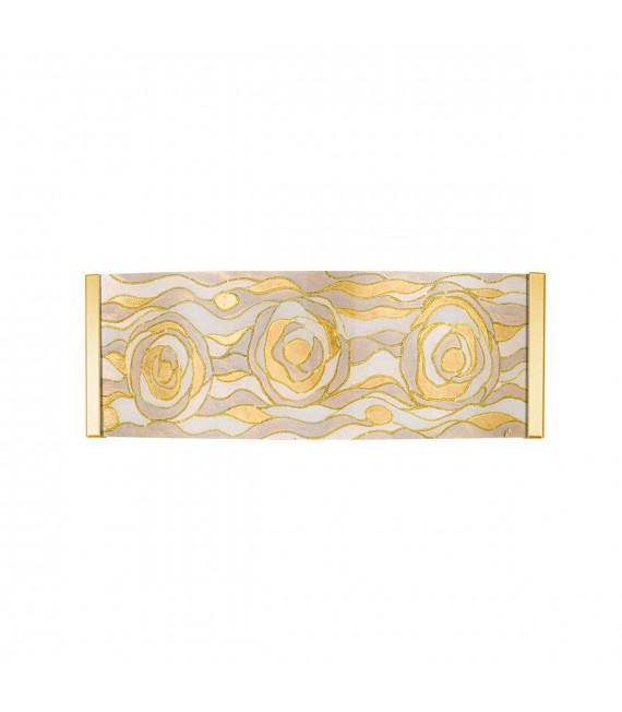 Applique di design EMOZIONE 24 carati oro 2 lampadine