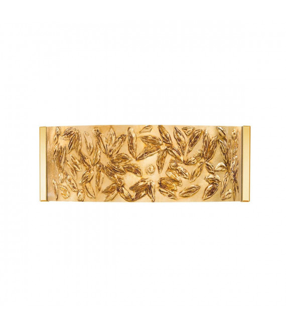 Applique di design EMOZIONE 24 carati oro 2 lampadine