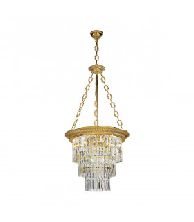 Klassischer Kronleuchter MILORD CRYSTAL French Gold 4 Glühbirnen