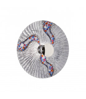 Design Wandleuchte LUNA Chrom 1 Glühbirne