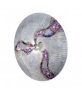 Design Wandleuchte LUNA Chrom 1 Glühbirne