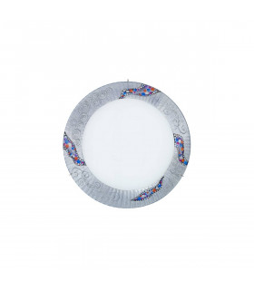 Plafoniera design SERENA cromata 2 lampadine