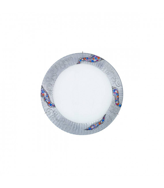Plafoniera design SERENA cromata 2 lampadine