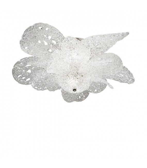 Plafoniera design NAOMI cromata 9 lampadine