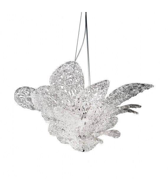 Design Kronleuchter NAOMI Chrom 11 Glühbirnen