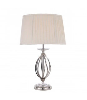 Ägäische Lampe aus poliertem Messing und Glas mit Lampenschirm