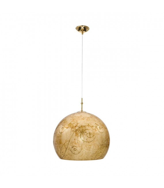Design Pendelleuchte LUNA Gold 24 Karat 1 Glühbirne