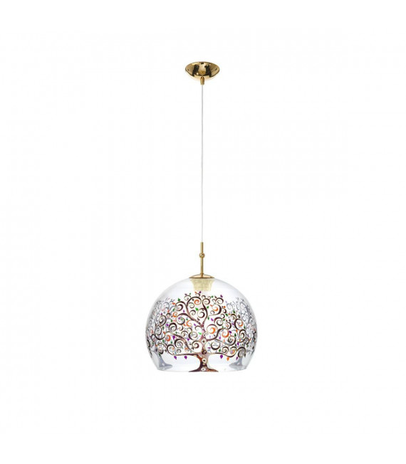 Design Pendelleuchte LUNA Gold 24 Karat 1 Glühbirne