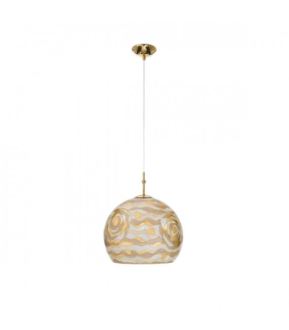 Lámpara colgante de diseño LUNA Gold 24 quilates 1 bombilla
