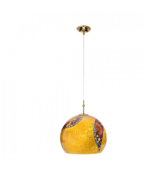 Lámpara colgante de diseño LUNA Gold 24 quilates 1 bombilla