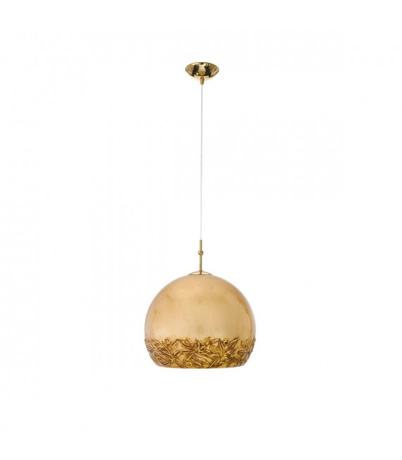 Lámpara colgante de diseño LUNA Gold 24 quilates 1 bombilla