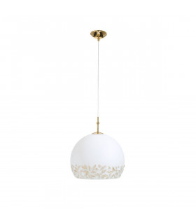 Design Pendelleuchte LUNA Gold 24 Karat 1 Glühbirne