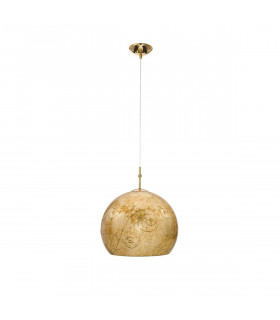 Design Pendelleuchte LUNA Gold 24 Karat 1 Glühbirne