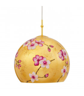 Design Pendelleuchte LUNA Gold 24 Karat 1 Glühbirne