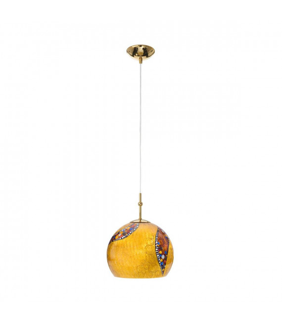 Lampada a sospensione design LUNA Gold 24 carati 1 lampadina