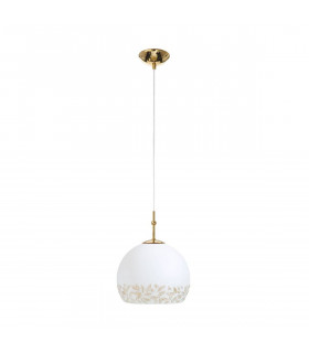 Lampada a sospensione design LUNA Gold 24 carati 1 lampadina