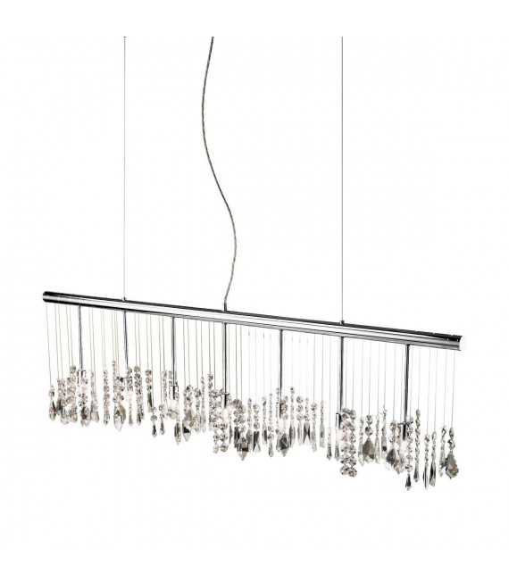 Design Anhänger STRETTA Chrom 7 Glühbirnen