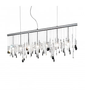 Ciondolo design STRETTA cromato 7 lampadine