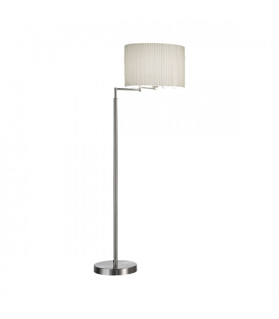 HILTON SAND Stehleuchte Nickel 1 Glühbirne