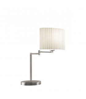 Lampada da tavolo HILTON SAND nichel 1 lampadina